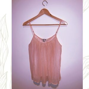 flowy and sweet sleeveless blouse